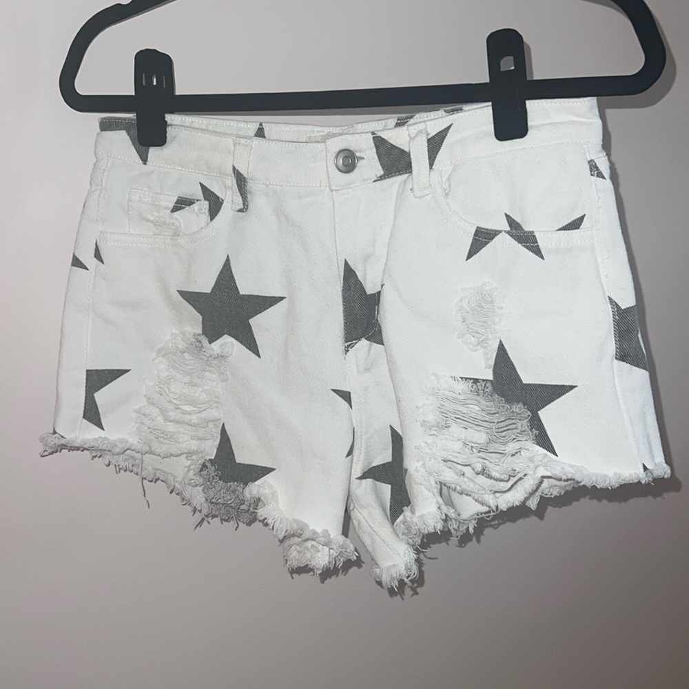 star Jean shorts